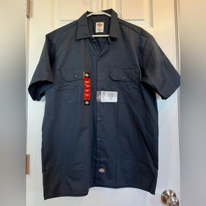 Dickies Short Sleeve Blue Work Shirt